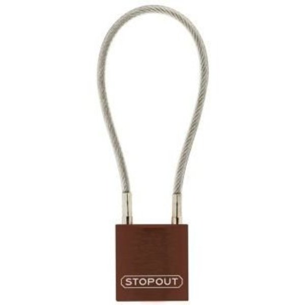 Accuform STOPOUT CABLE PADLOCKS SHACKLE KDL302BR KDL302BR